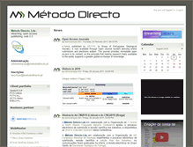 Tablet Screenshot of metododirecto.pt